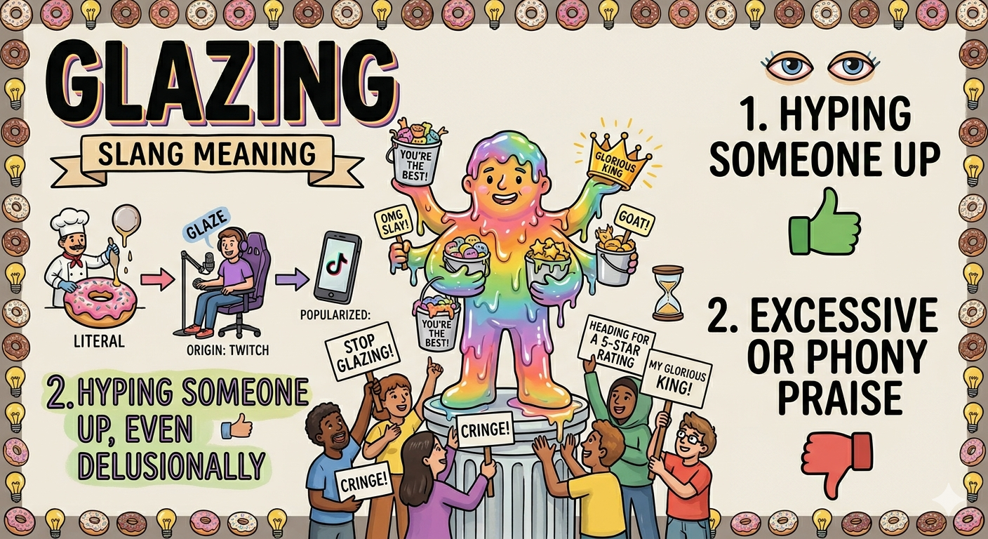 Glazing meaning in slang