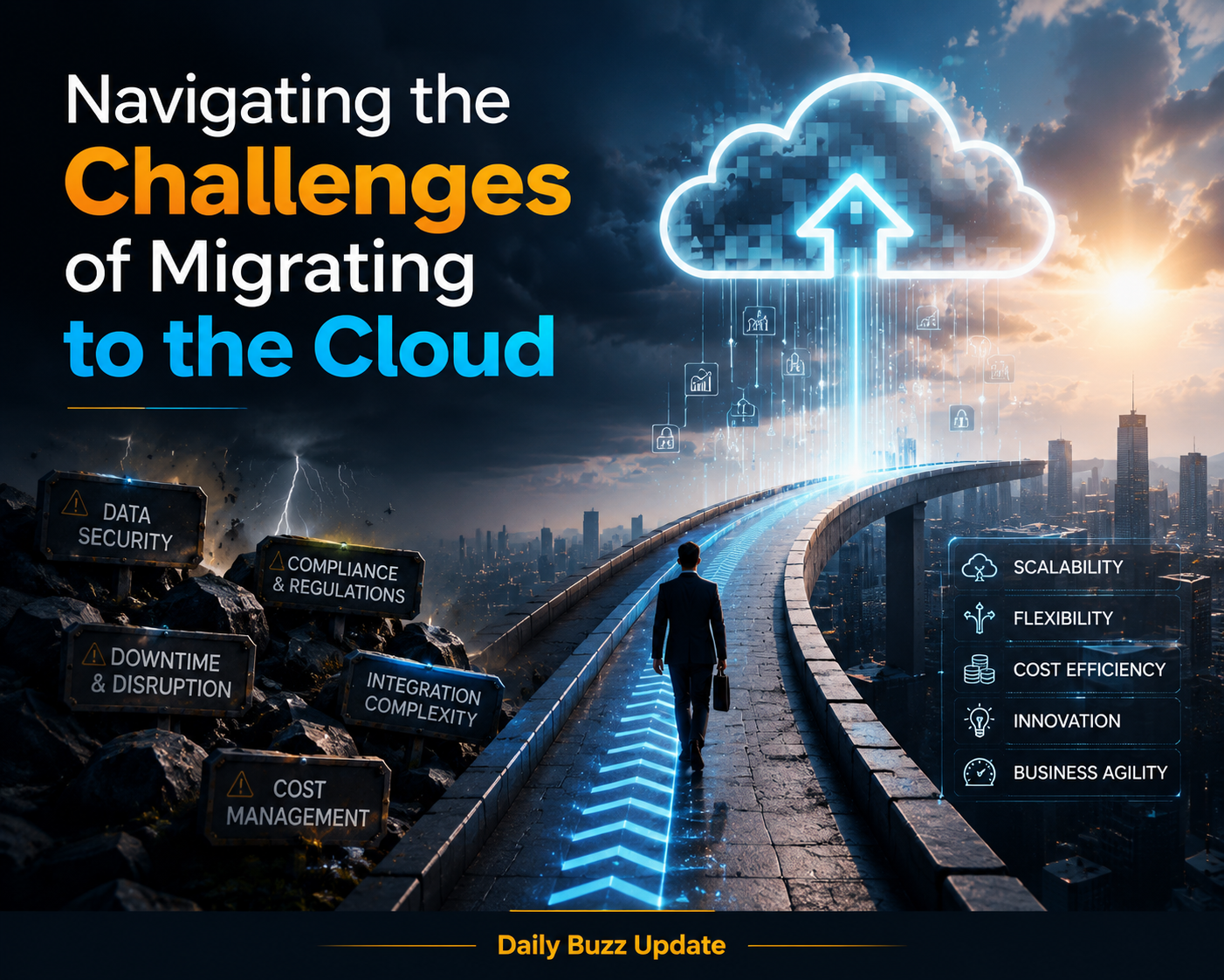 Cloud migration challenges during business cloud transformation